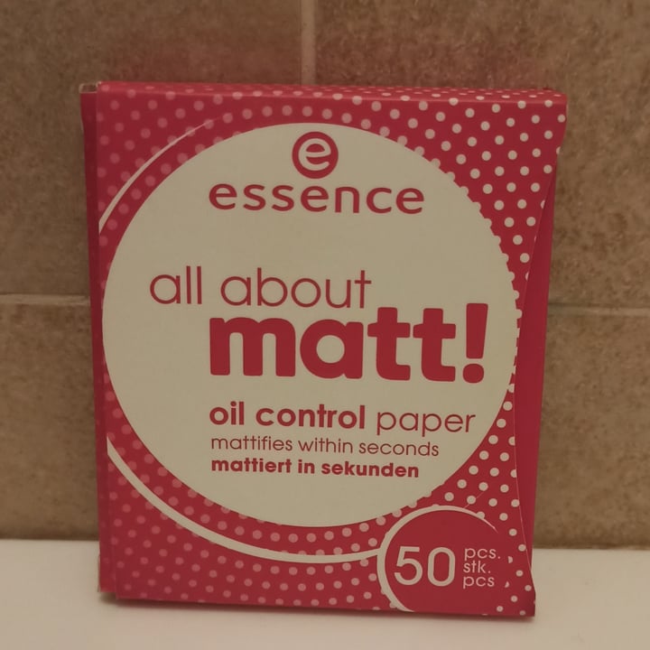 photo of Essence  Oil Control Paper shared by @julieve on  05 Dec 2021 - review