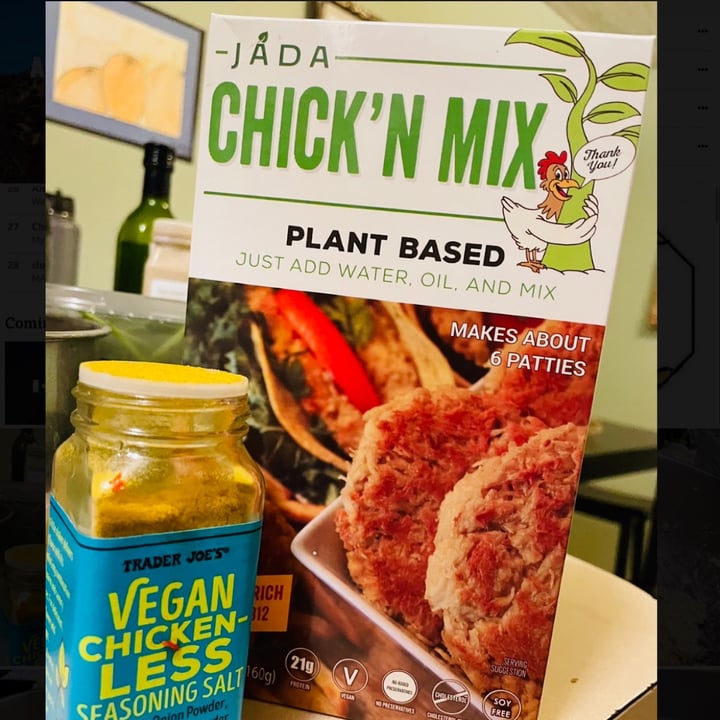 photo of Jada spices Plant-Based Chick’n Mix shared by @mabuhayvegan on  08 Feb 2021 - review