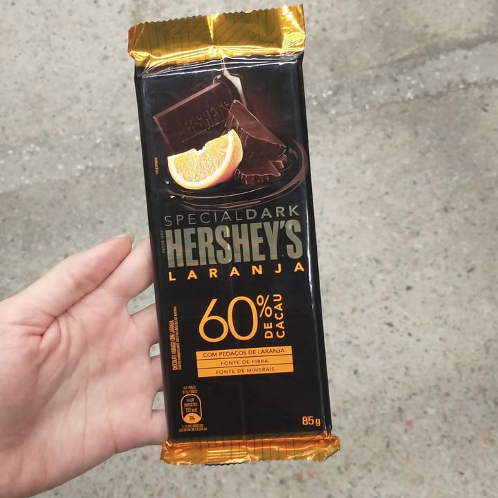 photo of Hershey's Special Dark Chocolate Laranja 60% de Cacau  shared by @kappyvara on  07 Dec 2022 - review