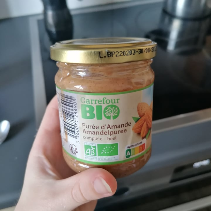 review photo of Carrefour Bio Purée d’amande shared by @eleonorap96 on 17 Jun 2022 - review