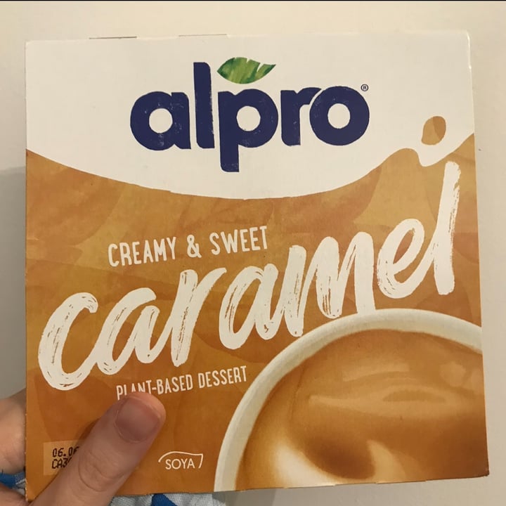 review photo of Alpro Creamy & Sweet Caramel Plant-Based Dessert shared by @faust on 22 May 2022 - review