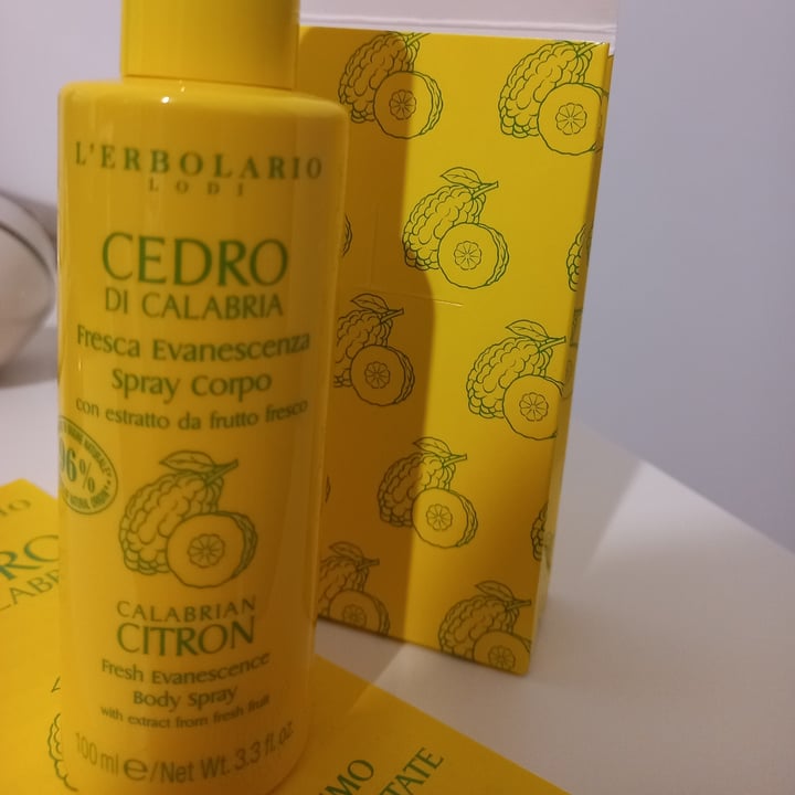 photo of Erbolario Spray Corpo Cedro di Calabria shared by @marti21 on  15 Jul 2022 - review