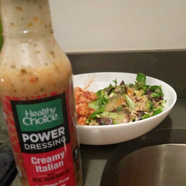 photo of Healthy Choice Creamy Italian Power Dressing shared by @plantbasednoob on  02 Jan 2021 - review