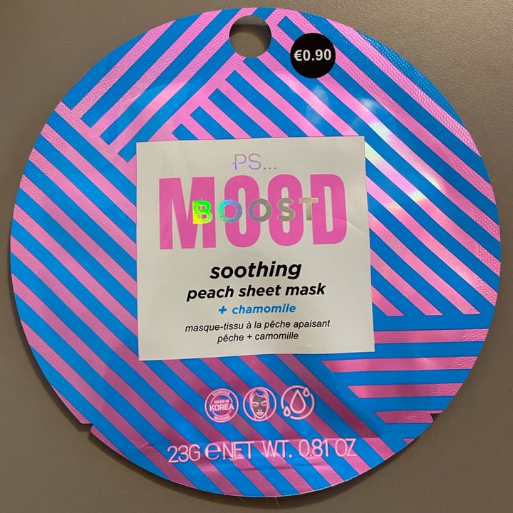 review photo of PS... Soothing Peach Sheet Mask shared by @alevv on 10 Mar 2022 - review