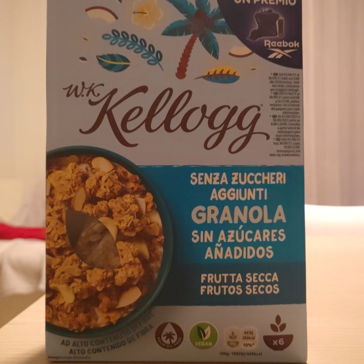 photo of Kellogg Granola frutta secca shared by @chiaragatta on  03 Feb 2022 - review