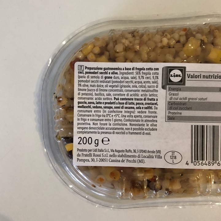 review photo of Chef Select Fregola con ceci, pomodori secchi e olive shared by @emanilardi on 08 May 2022 - review