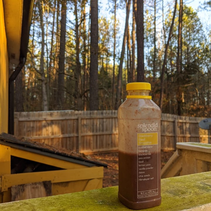 review photo of Splendid Spoon Blackberry Basil Smoothie shared by @honeywolf on 26 Nov 2019 - review