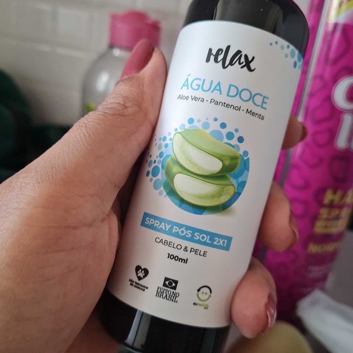 photo of Relax cosméticos Spray Pós Sol Pele  E Cabelos shared by @priscilairaha on  23 Apr 2022 - review