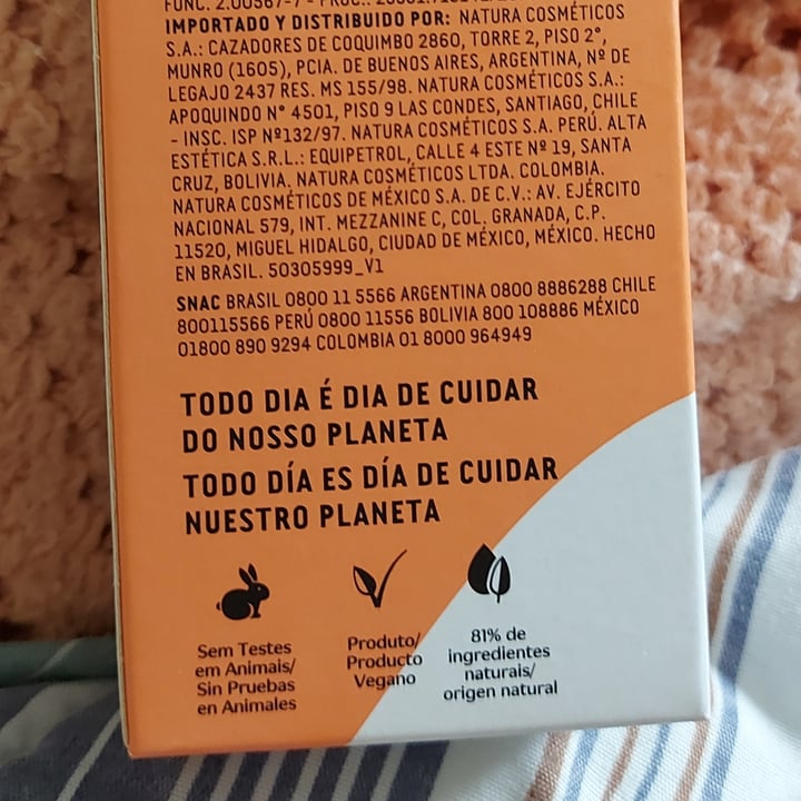 photo of Natura desodorante antitranspirante em creme Macâdemia  shared by @lucoruja on  03 May 2022 - review