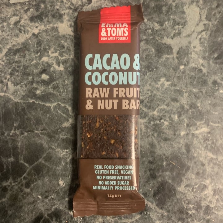 photo of Emma & Tom's Cacao & Coconut Life Bar shared by @neta888 on  27 Jan 2022 - review