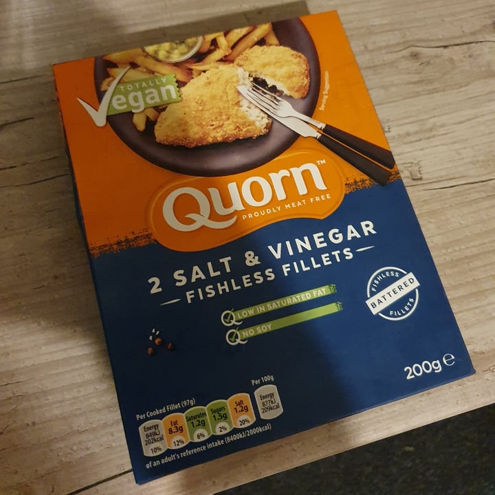 photo of Quorn 2 Salt And Vinegar Fishless Fillets shared by @mrsanders93 on  21 Nov 2021 - review