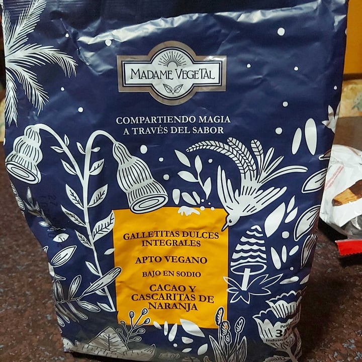 photo of Madame Vegetal Galletitas dulces integrales de cacao y cascaritas de naranja shared by @hhcamino on  29 May 2022 - review