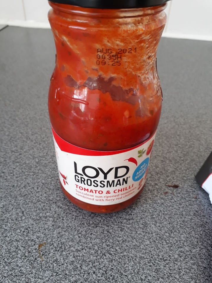review photo of Loyd Grossman Tomato and chilli pasta sauce shared by @bcjw57 on 01 Mar 2020 - review