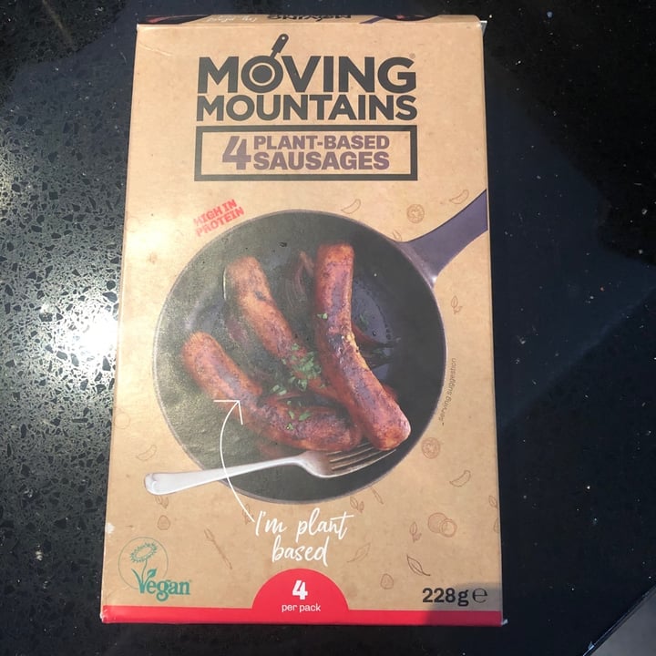 photo of Moving Mountains Plant-Based Sausages shared by @cm80 on  08 Mar 2020 - review