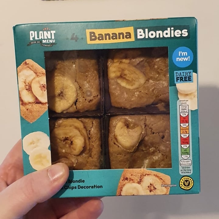 photo of Plant Menu 4 Banana Blondies shared by @aveganlifewithjess on  06 Jan 2022 - review