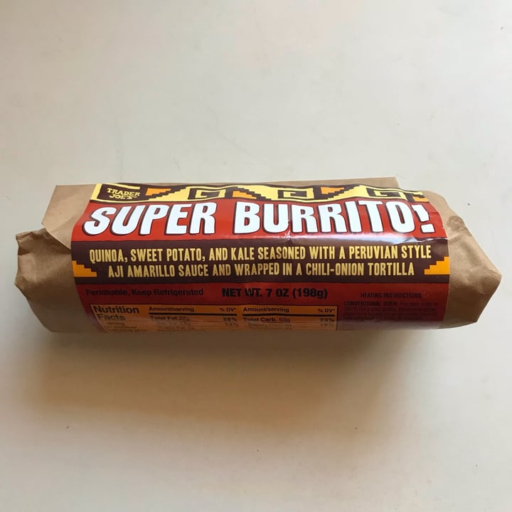 photo of Trader Joe's Super Burrito shared by @kyu on  08 Sep 2022 - review