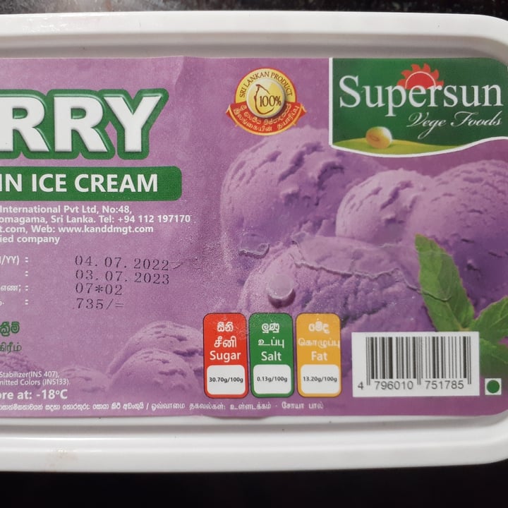 photo of Super sun Soya ice cream shared by @eleobaozi on  15 Oct 2022 - review