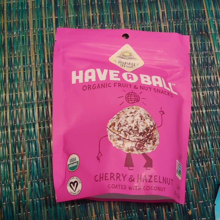 photo of Sunny Fruit Have a ball : Cherry and hazelnut shared by @vegananu on  03 Apr 2021 - review