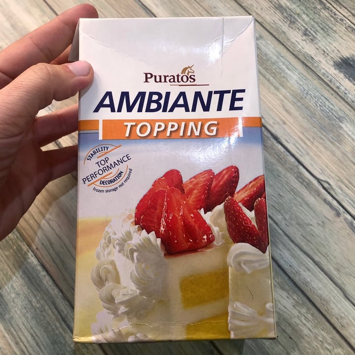 photo of Puratos Crema vegetal Puratos Ambiante shared by @toysalem on  26 Mar 2021 - review