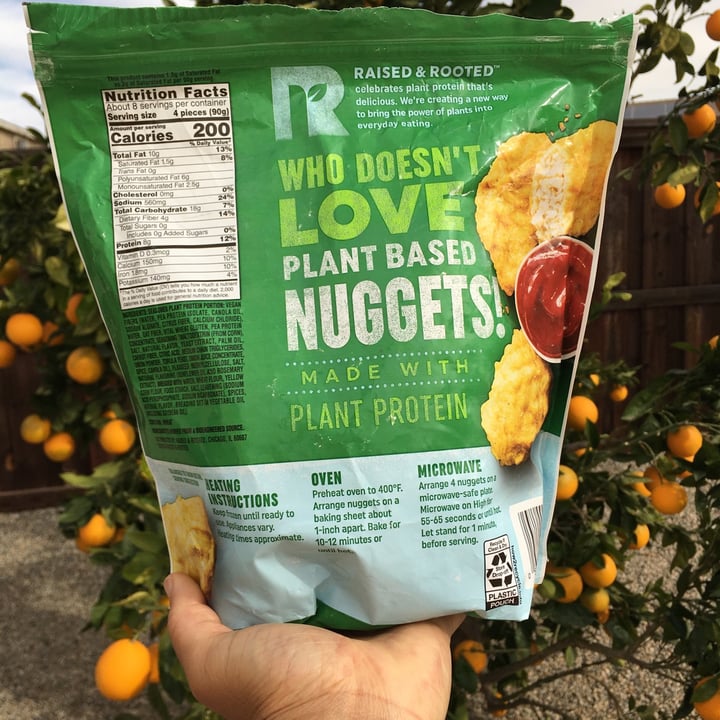 photo of Raised & Rooted Plant Based Nuggets shared by @simplidished on  13 Feb 2021 - review