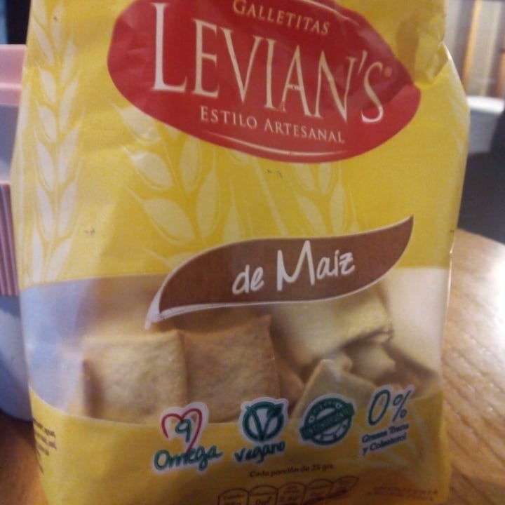 review photo of Levian's Crackers de maíz shared by @magavegan on 18 Jun 2021 - review