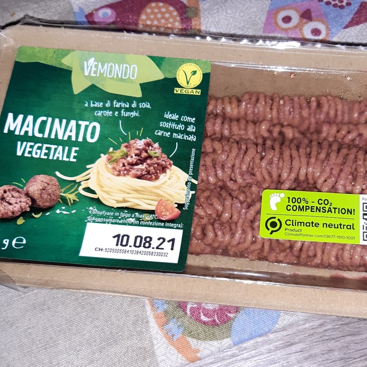 photo of Vemondo Macinato vegetale shared by @martymiao on  05 Aug 2021 - review