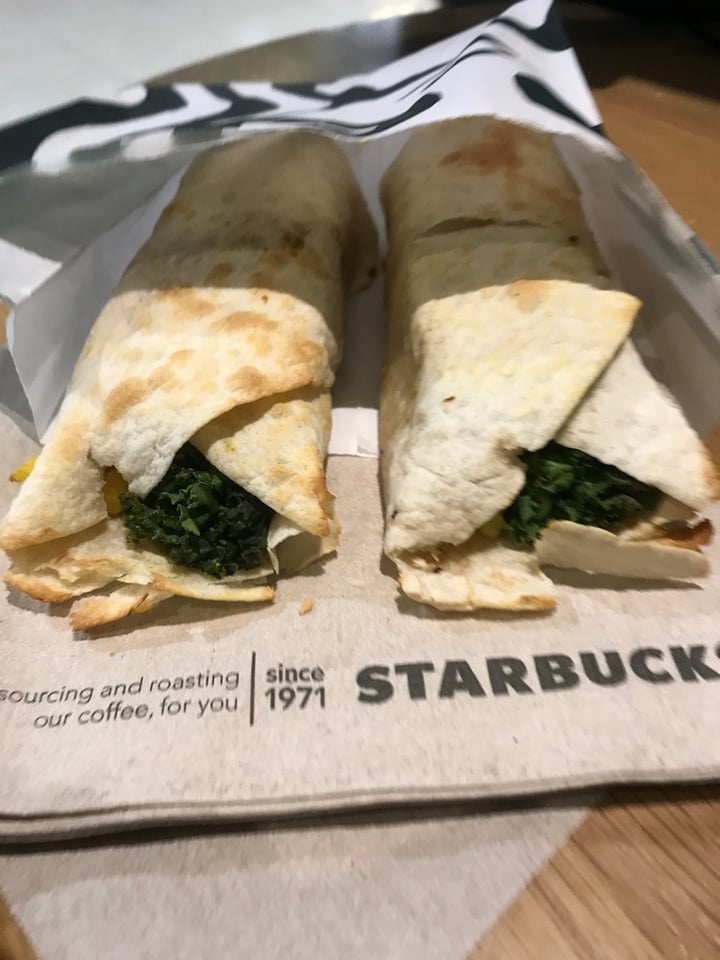 review photo of Starbucks Wrap Vegano shared by @triniveg on 17 Feb 2020 - review
