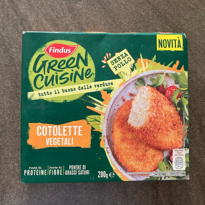 photo of Findus Cotolette Vegetali shared by @giuffridailenia on  21 Jul 2022 - review