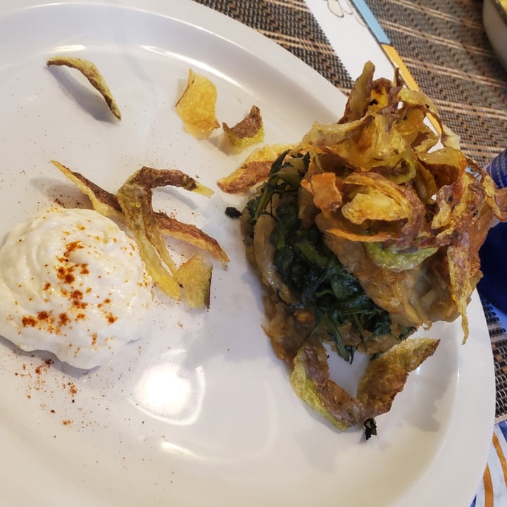 photo of Ma Va' ? Restaurant Roma Timballo di Patate Croccanti, Hummus E Cicoria shared by @virgoandpatti on  22 Nov 2021 - review