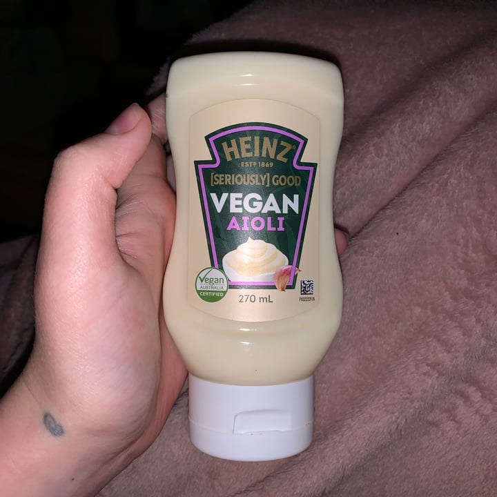 photo of Heinz Vegan aoli shared by @graiece on  02 Dec 2021 - review