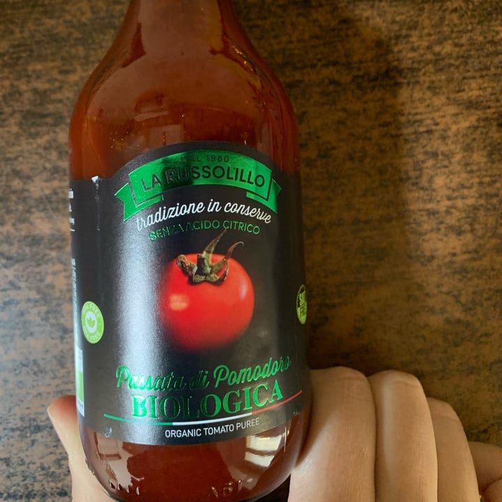 photo of La Russolillo Passata di pomodoro Bio shared by @irenesic on  03 Apr 2022 - review