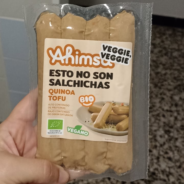 review photo of Ahimsa Bio Salchicha Quinoa y Tofu shared by @ineroux on 14 Nov 2022 - review