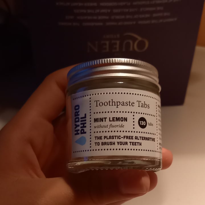 photo of Hydrophil Toothpaste tabs without flouride shared by @flowermati on  30 Jun 2022 - review