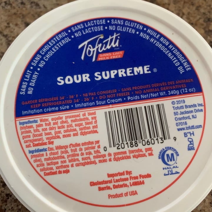 review photo of Tofutti Better than Sour Cream shared by @petrward on 26 Jun 2021 - review