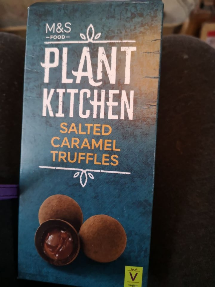 photo of Plant Kitchen (M&S) Salted Caramel Truffles shared by @paulinethenewarc on  26 Dec 2019 - review