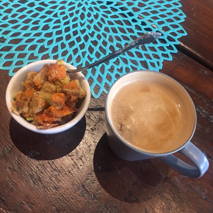 review photo of The Minga Cafe Potato Ceaser And Maple Latte With Almond Milk shared by @theveronikasimmons on 12 Dec 2019 - review