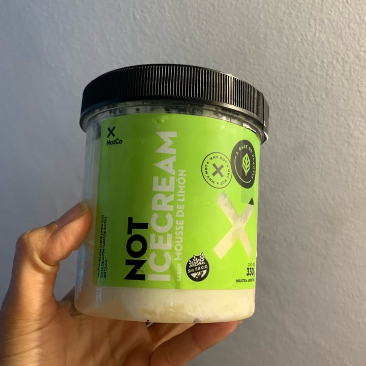 photo of NotCo Not Icecream Mousse de Limón shared by @cozyandhandmade on  08 Dec 2021 - review