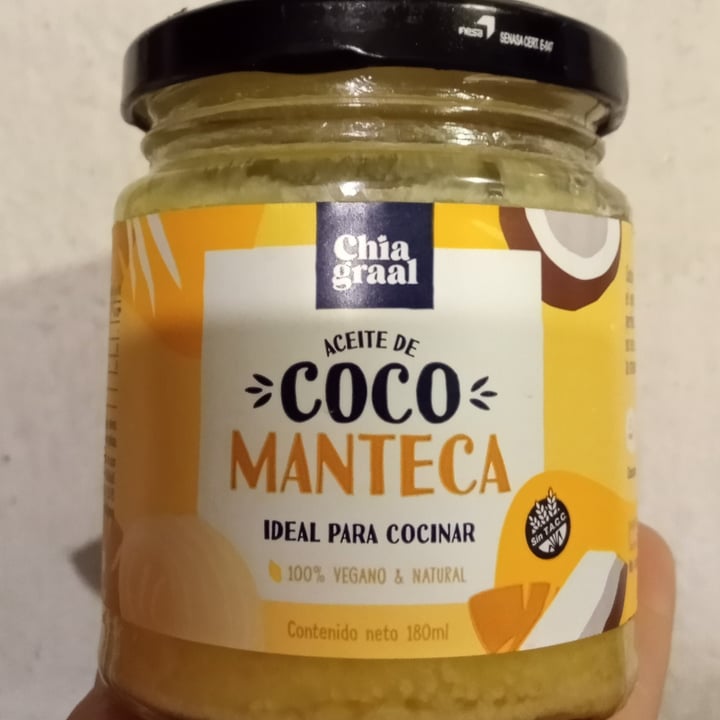photo of Chia Graal Aceite de Coco Manteca shared by @marielfer on  13 Oct 2021 - review