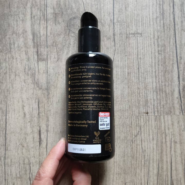 review photo of Satin naturel Aloe Vera Gel Orgánico shared by @laurajl06 on 15 May 2020 - review