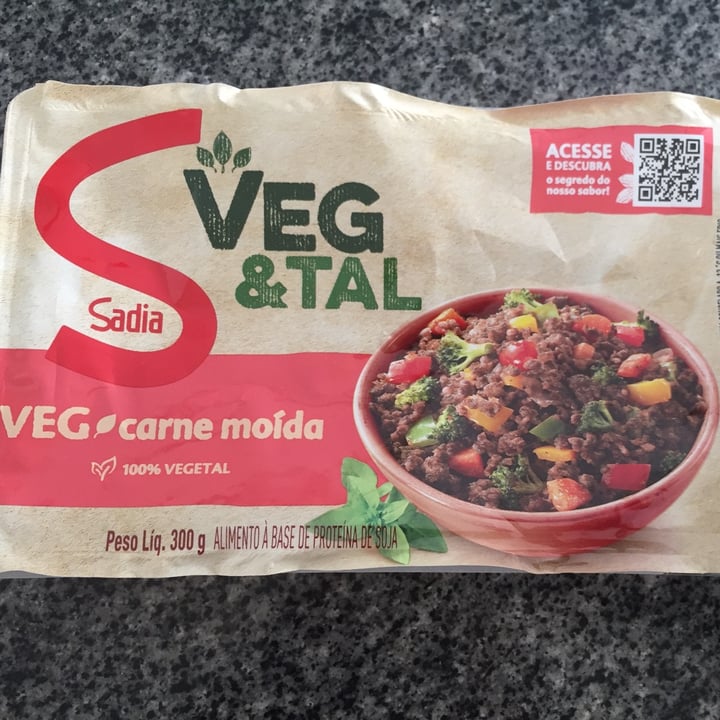 photo of Sadia Carne Moída Vegetal shared by @scsant on  09 Aug 2022 - review