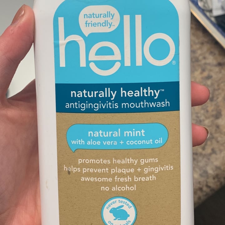 photo of Hello Naturally Healthy Antigingivitis Mouthwash shared by @tschouten on  09 Apr 2022 - review