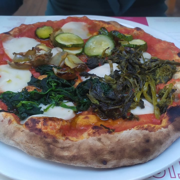 photo of Pizzeria Prima O Poi Pizza 4 Stagioni VEGANA shared by @illa on  18 Sep 2022 - review