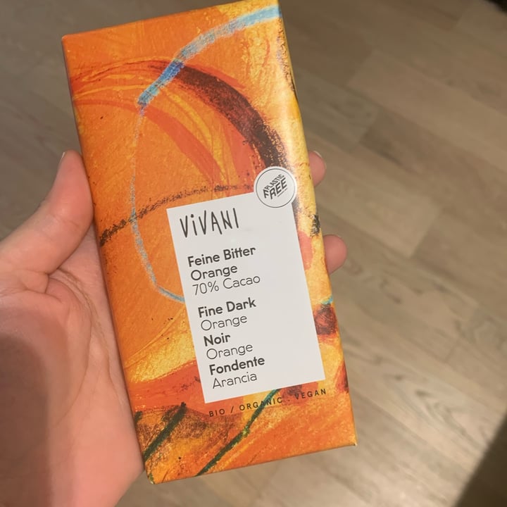 photo of Vivani Vivani Feine Bitter Orange 70%cacao shared by @vanessabejjany on  27 Dec 2021 - review