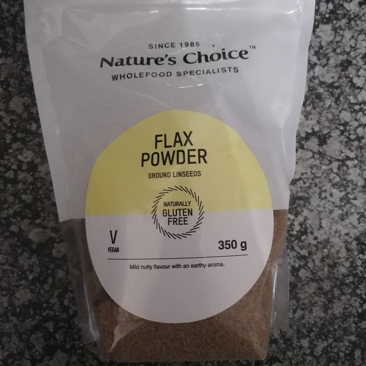 photo of Nature's Choice Flax powder shared by @veganchefsa on  03 Apr 2021 - review