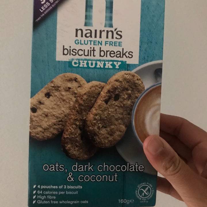 photo of Nairn's Oats, Dark Chocolate And Coconut shared by @plantpoweredpayalla on  22 Mar 2021 - review