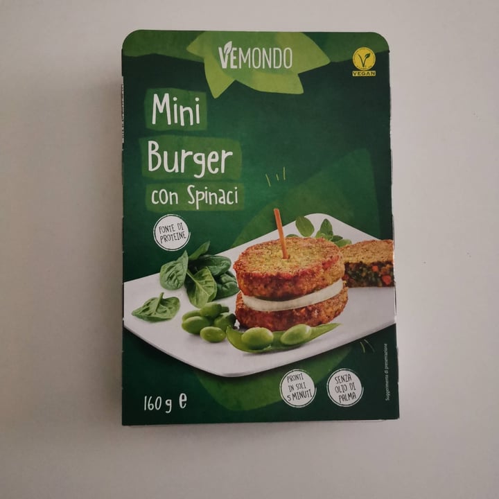 photo of Vemondo Mini burger con spinaci shared by @lenore on  23 Apr 2021 - review