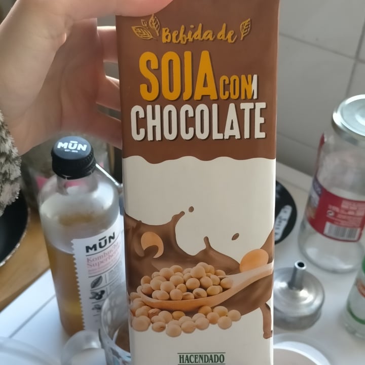 photo of Hacendado Bebida de soja de chocolate shared by @anarkoneja on  13 Jan 2022 - review