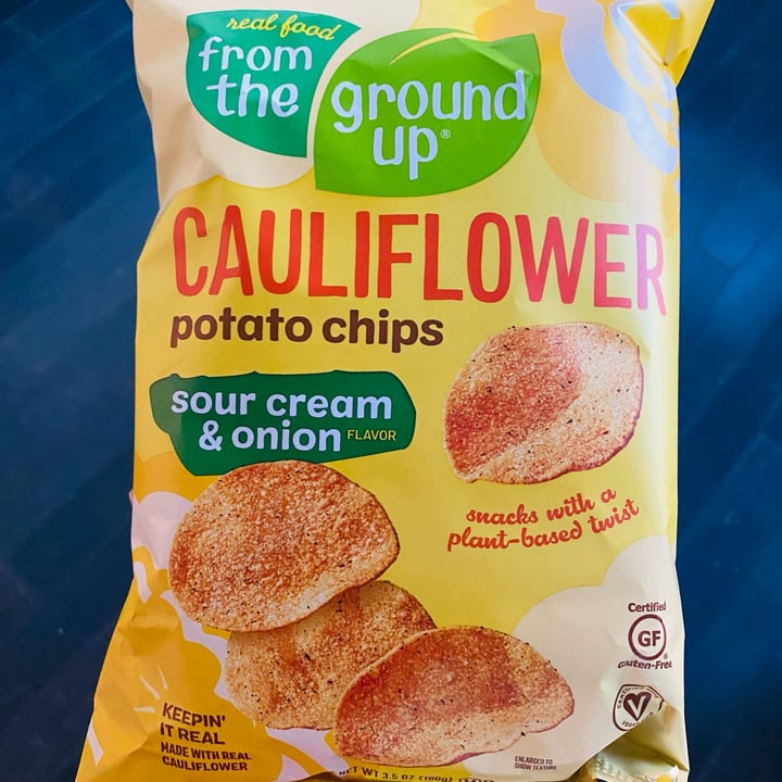 photo of Real Food From The Ground Up Cauliflower Potato Chips Sour Cream and Onion shared by @beckyyy on  08 Jan 2022 - review