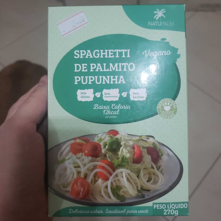 review photo of Natupalm Spaghetti de palmito pupunha shared by @lilianalbert on 24 Jul 2021 - review