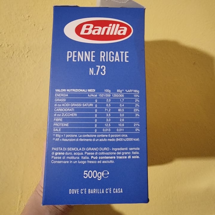 photo of Barilla Penne Rigate n.73 shared by @annamonika on  05 Apr 2022 - review